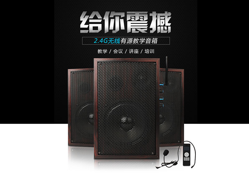 永乐高70net2.4G无线教学音箱系列-配套无线数字麦克风