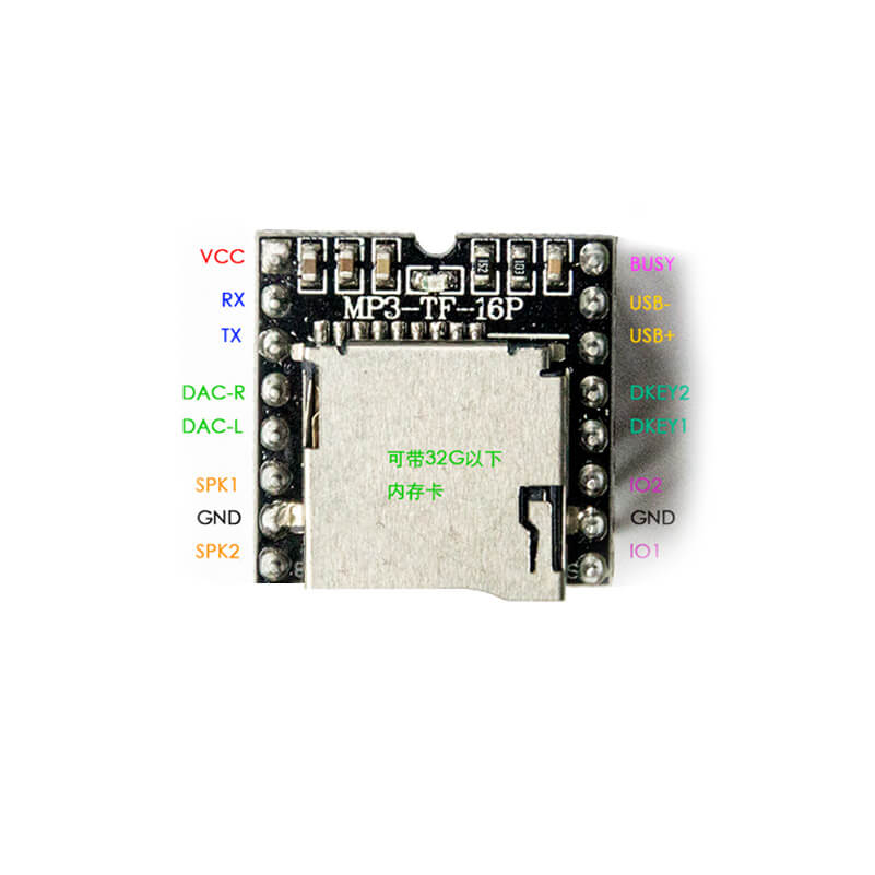 MP3-TF-16P提供串口的MP3？